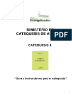 SINE VIDA NUEVA - Guía e Instrucciones Catequista PDF