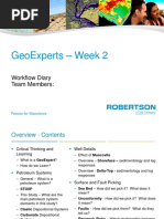 Geoexperts - Week 2: Workflow Diary Team Members