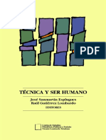 Tecnica y Ser Humano - Sanmartín y Gutierrez (Eds)