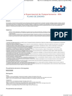 Plano de Ensino - 5COMP - Análise Experimental Do Comportamento