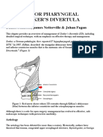 Surgery For Pharyngeal Pouch or Zekers Divertula