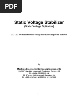 Static Voltage Stabilizer PDF