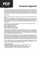 Customer Segmentation Matrix