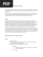 Surfactants and Manufacture of Soaps: Structure