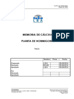 Memoria de Cálculo Estructura Planta de Hormigones