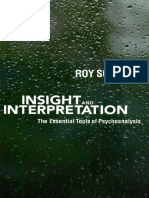 Roy Schafer Insight and Interpretation The Essential Tools of Psychoanalysis 2003 PDF