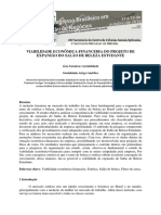 Viabilidade Economicafinanceira Do Projeto de Expansao Do Salao de Beleza Estudante