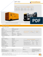 Ficha Tecnica Generador Modasa MP-150