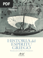 Nestle Wilhelm - Historia Del Espiritu Griego