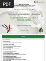 Comprensión Lectora y Redacción I PDF