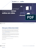 Como Planejar, Produzir e Promover Cursos Online em Vídeo