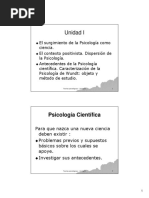 Psicología Científica de Wundt