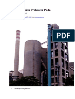 Unit Suspension Preheater Pada Pabrik