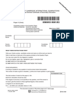 University of Cambridge International Examinations International General Certificate of Secondary Education