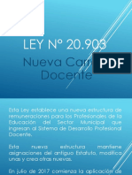 Ley N 20 903 Nueva Carrera Docente