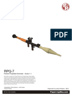 Model: No. 0304/IV/13: Rocket Propelled Grenade - Scale 1:1