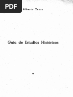 Guía de Estudios Históricos, de Alberto Tauro