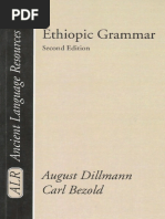 Dillmann's Ethiopic Grammar PDF