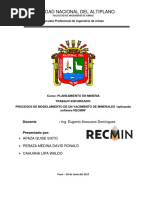 Recmin-Planeamiento-Una Puno