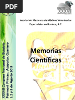 Memorias Congreso Buiatria XXXVLL 2013