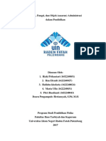 1.peranan, Fungsi, Objek Administrasi Pendidikan