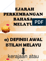 Sejarah Perkembangan Bahasa Melayu