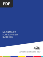 AIAG Milestones For Supplier Success