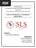 Contracts Case Analysis 