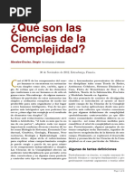 Ciencias de La Complejidad PDF