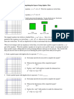 Complete The Square Worksheet