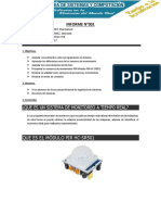 Informe Sensor de Movimiento