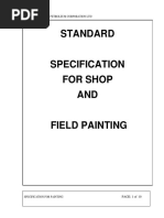 D. Specs For Field & Shop Painting