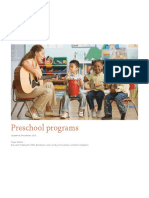 Preschool Programs