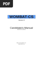 Manual Wombat