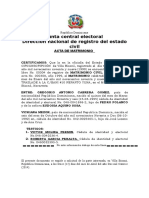 Actos de Demanda de Divorcio Por Incopativilidad