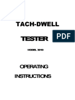 TACH DWELL Tester Instructions