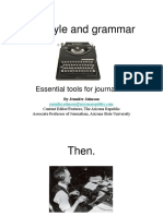 AP Style Grammar Powerpoint