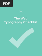 Uxpin Web Typography Checklist