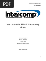  WIM Controller SPP Guide