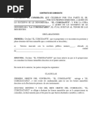 Contrato de Comodato