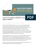 Objetivos SMART