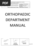 Ssssihms PG Department Manual - Ortho Dept