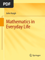 Mathematics in Everyday Life - 1st Edition (2016) PDF