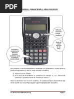 Uso de La Calculadora