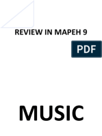 Review in MAPEH9