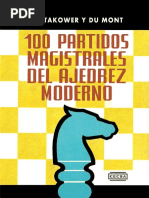 100 Partidas Magistrales de Ajedrez Moderno PDF