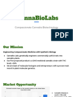 Cannabiolabs Pitch Deck