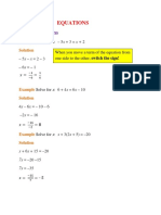 SAT ACT Equations