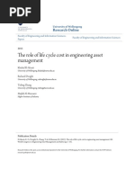 The Role of Life Cycle Cost in Engineering Asset Management: Research Online