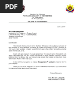 Ojt Recommendation Letter 2017